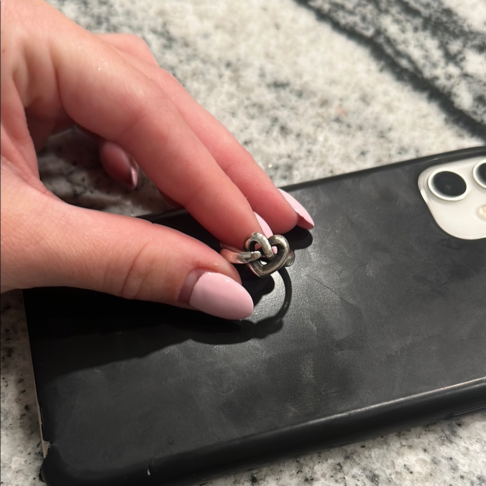 James Avery Silver Knot ring